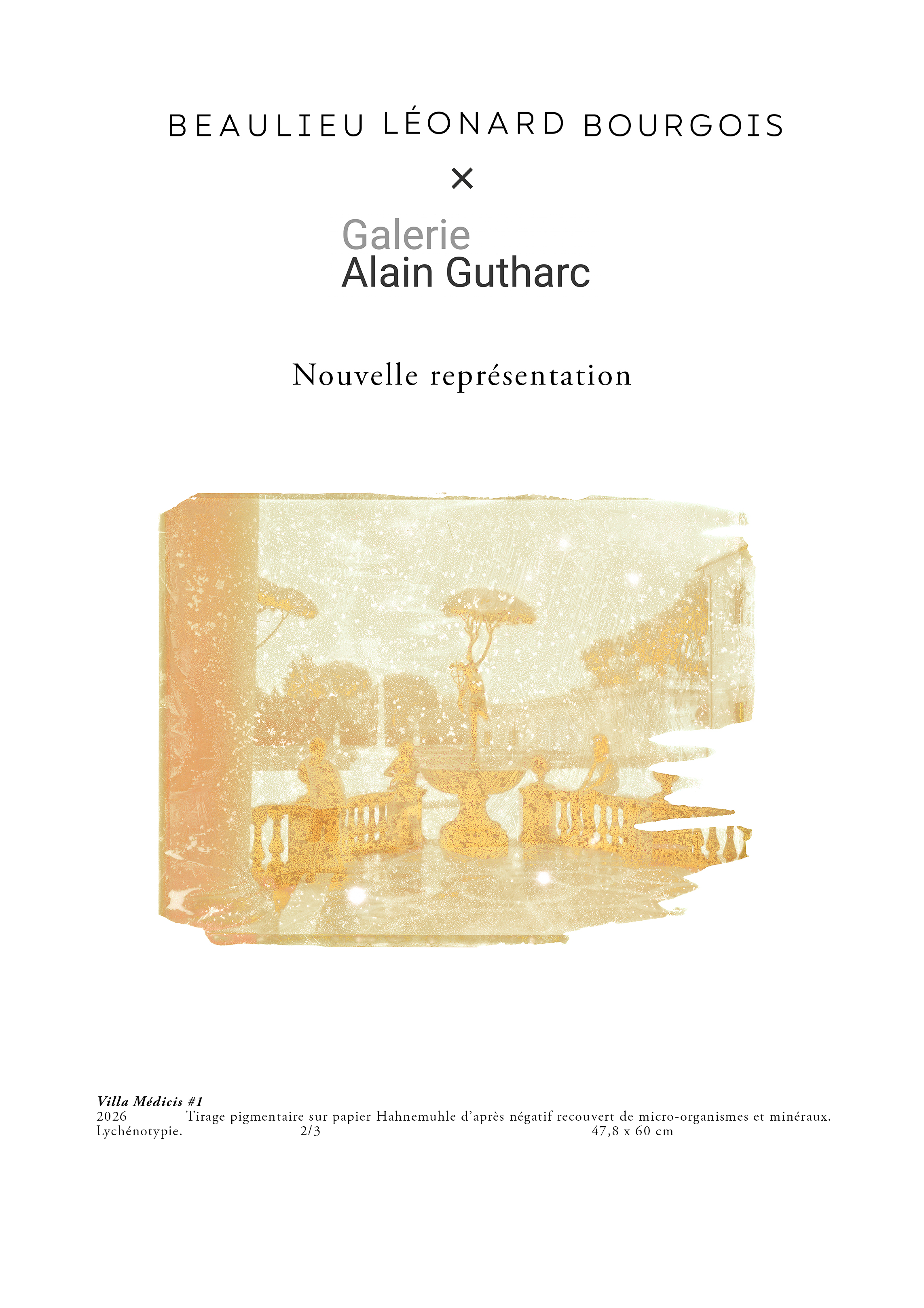 Exposition à la galerie Alain Gutharc